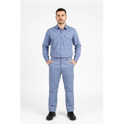 Camisa de trabajo Ombú Clásica Azulino