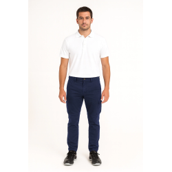 Pantalón de Trabajo Ombú Elastizado Azul