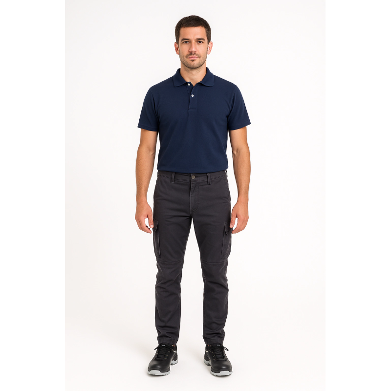 Pantalón de Trabajo Ombú Elastizado Gris
