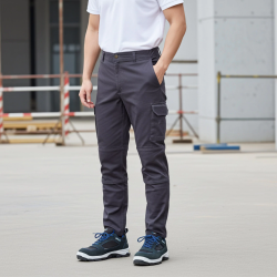 Pantalón de Trabajo Ombú Elastizado Gris