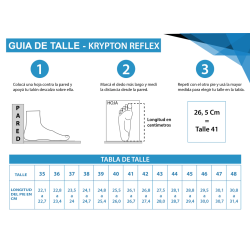 Zapatilla Ombu Krypton Reflex Azul