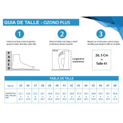 Zapato Ombú Ozono Plus Negro